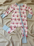 Bows and Cherries Bamboo Sleeper