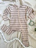 Neutral Tan/Black Striped Sleeper