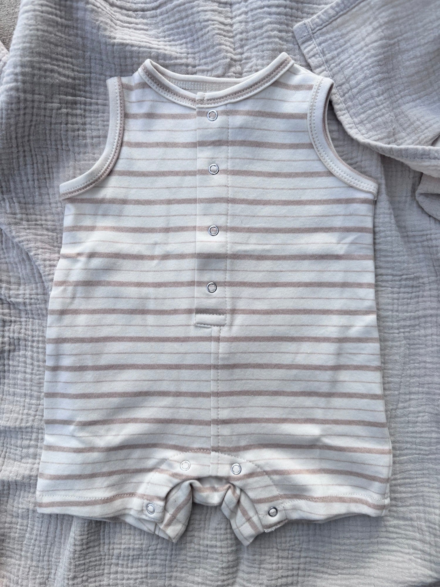 Striped Tank Romper