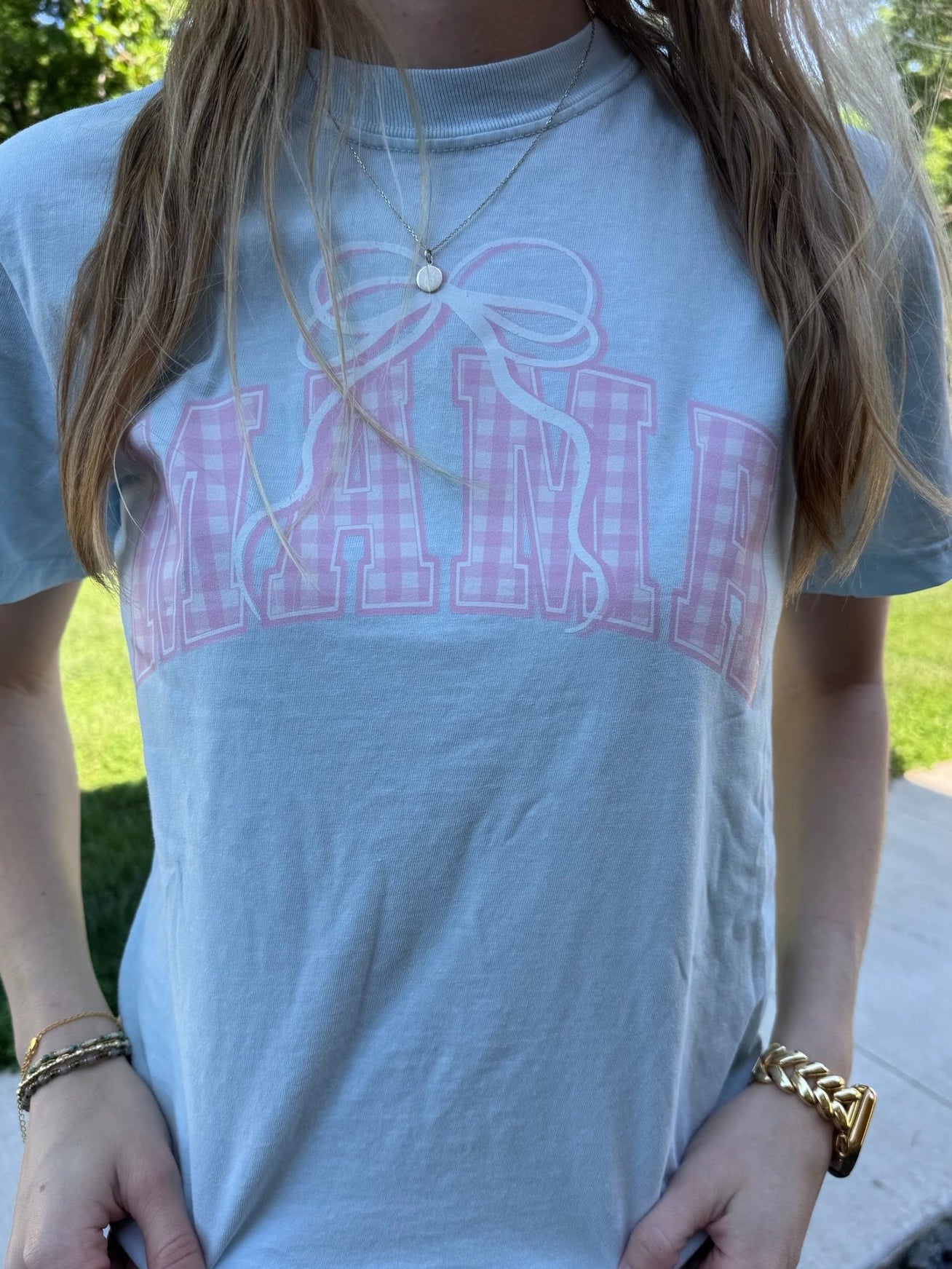 Blue & Pink Mama Shirt