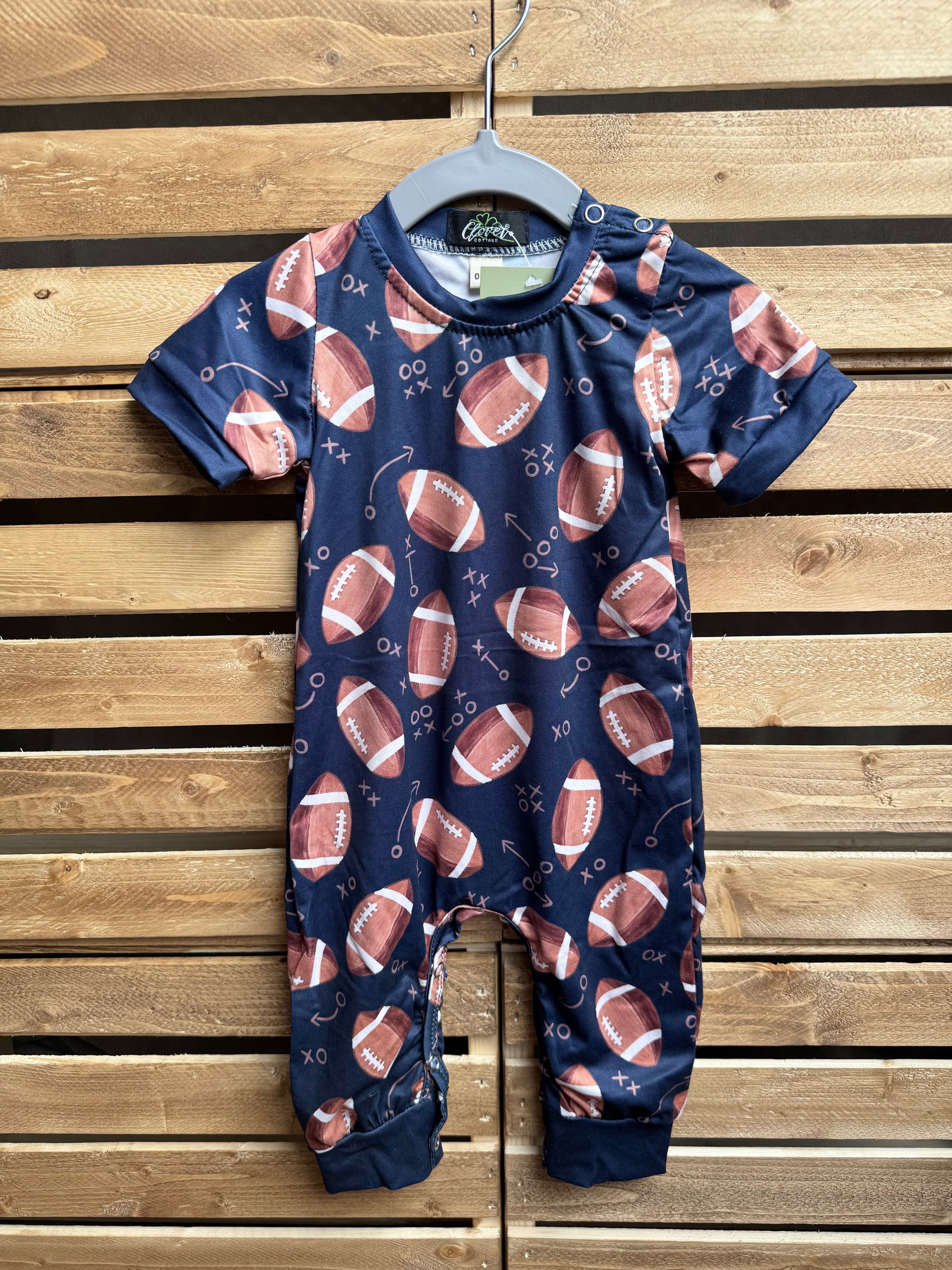 Boys Football Romper