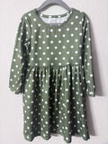 Little Girls Fall Polka Dot Dress