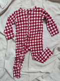 Christmas Checkered Bamboo Sleeper